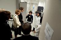 The KI delegates visit the Core Laboratories of the School